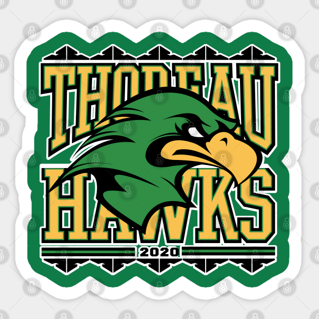 Thoreau Hawks Nizho Sticker TeePublic
